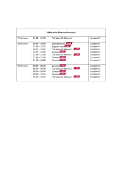 24 Horas Le Mans en Eurosport