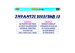 Descargar horario - Mundialito Badajoz