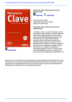 Scaricare Diccionario Clave. Diccionario de uso del español actual