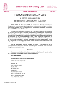 Boletín Oficial de Castilla y León