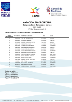 NATACIÓN SINCRONIZADA