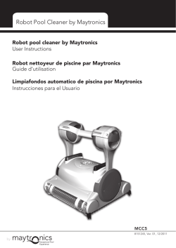 Robot Pool Cleaner by Maytronics