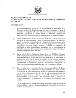 Directrices para la zonificación ambiental y uso de suelo para el