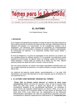 el autismo - Federación de Enseñanza de CC.OO. de Andalucía