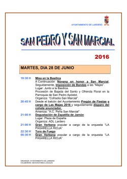 programa oficial fiestas san pedro y san marcial 2016