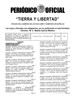 Click para ver Publicaci&oacute;n - Peri&oacute;dico Oficial