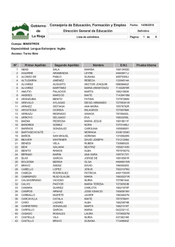 La Rioja de Gobierno Consejer&iacute;a de Educaci&oacute;n, Formaci&oacute;n y Empleo