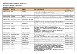 Facultad de Derecho y Ciencias Sociales