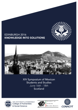 XIV Symposium of Mexican Students and Studies