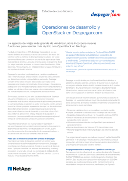 Operaciones de desarrollo y OpenStack en Despegar.com