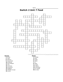 Switch 2 Unit 7 Food