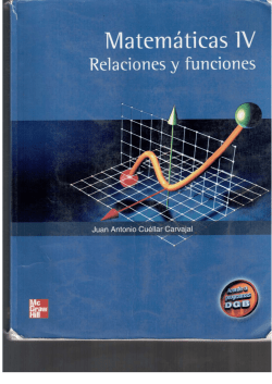 Libro Relaciones y Funciones (Cuellar) (sin ejercicios)