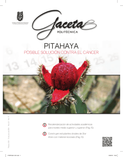 pitahaya - Comunicación Social IPN