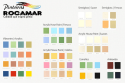 Carta de colores - Pinturas Rocamar