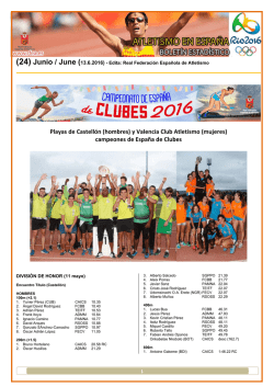 report 24 - Real Federación Española de Atletismo