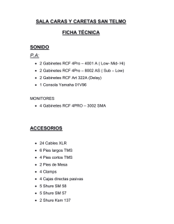 Rider Técnico - Caras y Caretas 2037