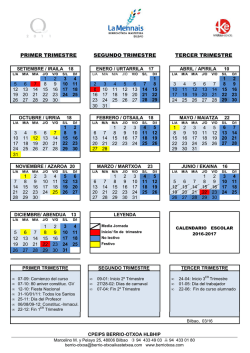 Calendario Escolar Centros 2016-17 07-09-22-06 - Berrio