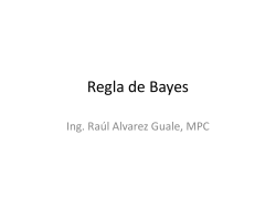 Regla de Bayes - Raul Jimmy Alvarez Guale