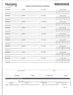 Solicitud de Movimiento de Afiliados