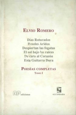 Poesías Completas. Tomo I - Biblioteca Virtual Miguel de Cervantes