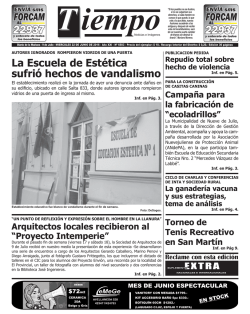 La Escuela de Estética sufrió hechos de vandalismo