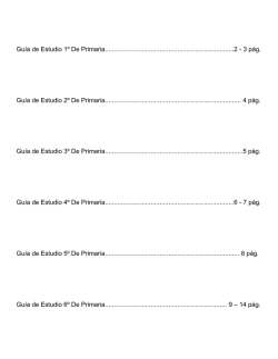 Guía de Estudio - COLEGIO SOLEIL/ Calidad,Confianza y Buena