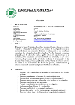Metodolog&iacute;a de la Investigaci&oacute;n Jur&iacute;dica