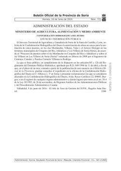 administración del estado - Boletín Oficial de la Provincia de Soria