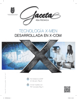 tecnología x-men - Comunicación Social IPN