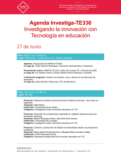 Descargar Agenda - Conecta-TE