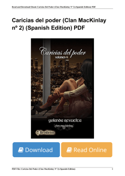 Caricias del poder (Clan MacKinlay nº 2) (Spanish Edition) by