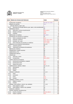 Fichas sectoriales (última actualización: 20/05/2016)