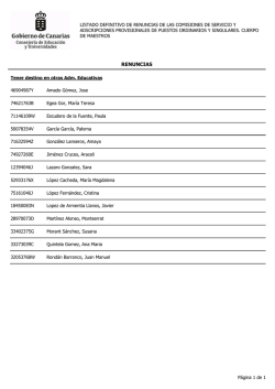 renuncias - ANPE Canarias