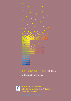 formación 2016 - Gobierno del principado de Asturias