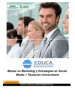 Master en Marketing y Estrategias en Social Media