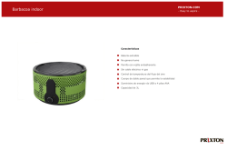 Barbacoa indoor - PRIXTON easy to aspire!