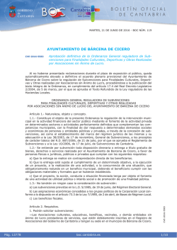 AYUNTAMIENTO DE BÁRCENA DE CICERO