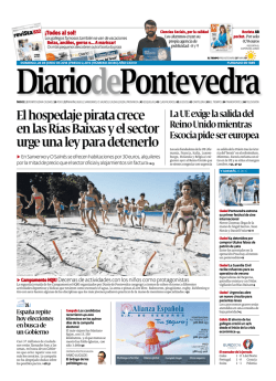 la portada de hoy - Diario de pontevedra