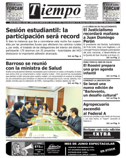 Sesión estudiantil: la participación será record