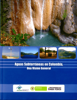 Aguas subterraneas en Colombia, una visión general (B