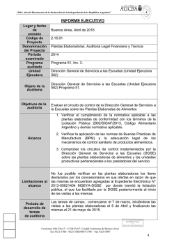 Resumen Ejecutivo - Auditoría General de la Ciudad de Buenos Aires