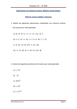 Examen 16 – 2º ESO - yoquieroaprobar.es
