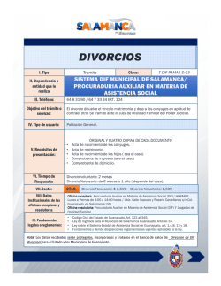 divorcios - Presidencia Municipal Salamanca