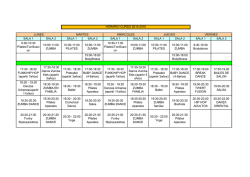 horarios 2016/17 - Multiespacio Raul Bueno