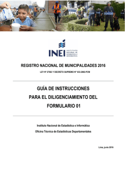 guía de instrucciones para el diligenciamiento del formulario 01