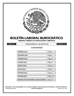 1 - Tribunal Federal de Conciliación y Arbitraje