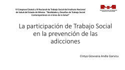 trabajo social en la prevencion de las