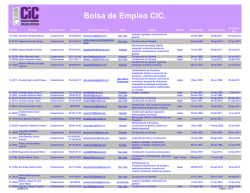 Bolsa de Empleo CIC. - Colegio de Ingenieros Civiles de Costa Rica