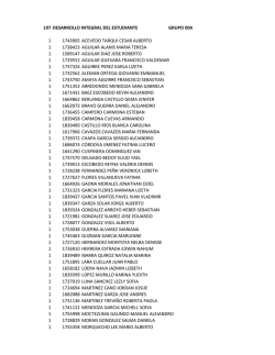 Lista Arquitectura GRUPO 004