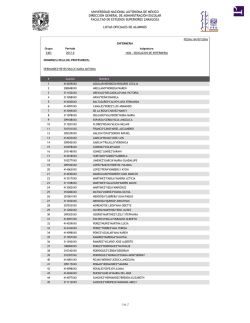 UNIVERSIDAD NACIONAL AUTÓNOMA DE MÉXICO DIRECCIÓN